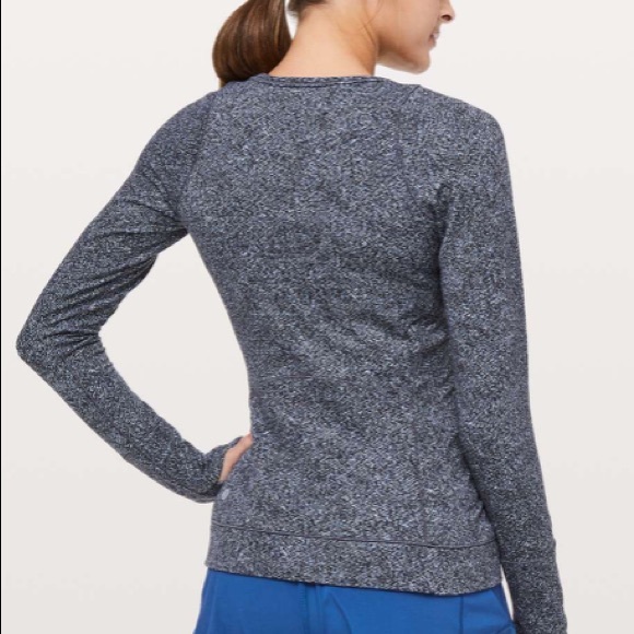 Lululemon Cypress Kiss Long Sleeve size 2 
Fusion Jacquard Black Violet Viola - Picture 4 of 14